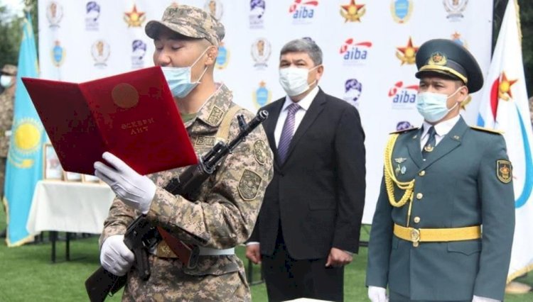 Спорт ротасына әскерге шақырылғандар ант берді