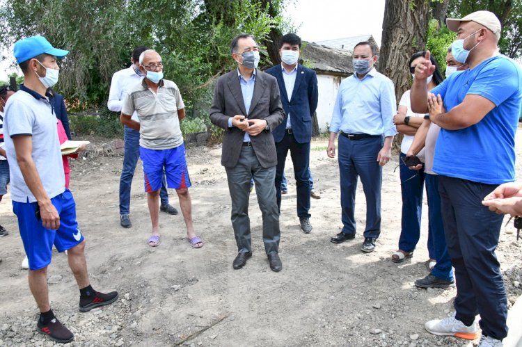 Түрксіб ауданында аумақтарды абаттандыру және әлеуметтік инфрақұрылымды дамыту жалғасуда