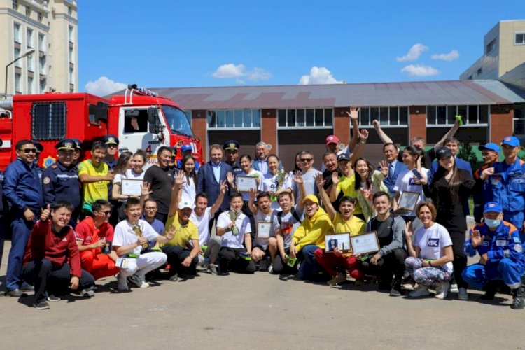 ТЖМ журналистер арасында өрт сөндіру кәсібіндегі ең мықтыны анықтады