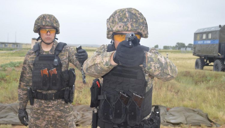 Әскери полицейлер «АрХО-2021» конкурстарына дайындалуда