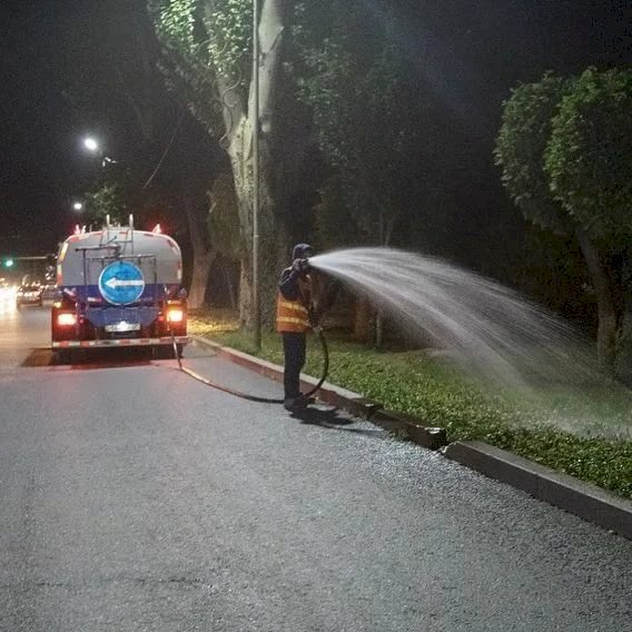 Алматыда жасыл желектерді суару жұмыстары күшейтілді