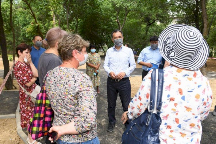Бақытжан Сағынтаев Медеу ауданындағы жолдар мен әлеуметтік нысандардың құрылыс барысымен танысты