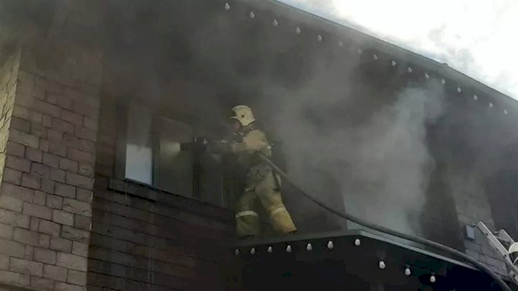 Алматыда монша кешені өртенді