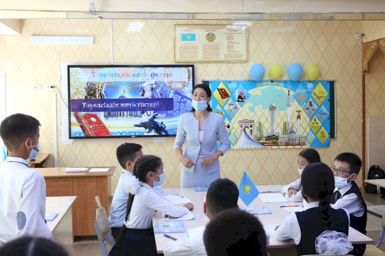 Алматыда ел Тәуелсіздігінің 30 жылдығына орай ашық сабақтар басталды