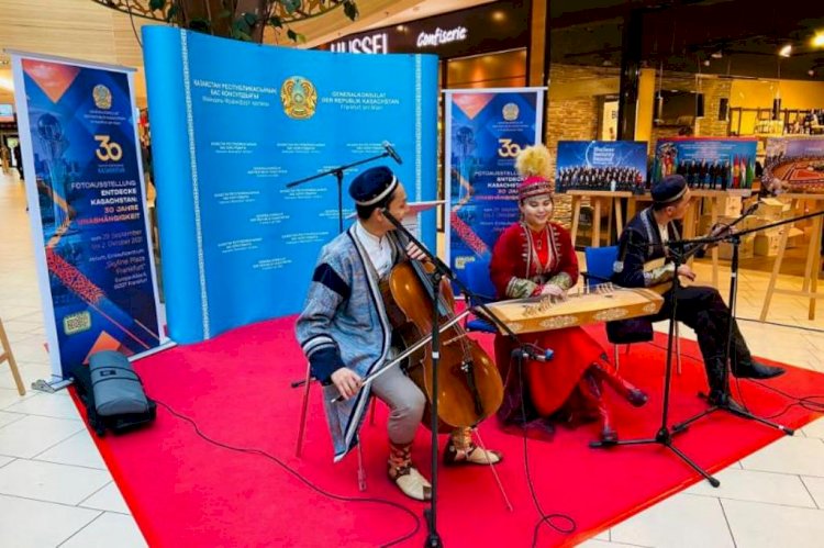 Франкфуртта Қазақстанның фотокөрмесі өтіп жатыр