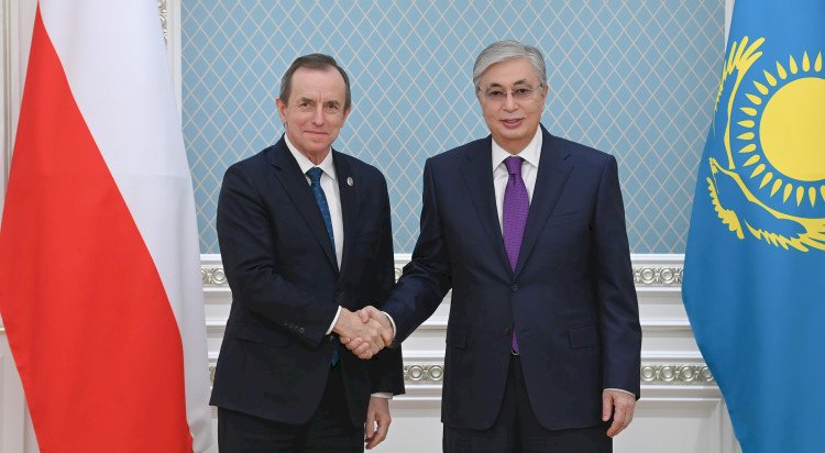 Мемлекет басшысы Польша Сенатының Маршалы Томаш Гродзкийді қабылдады