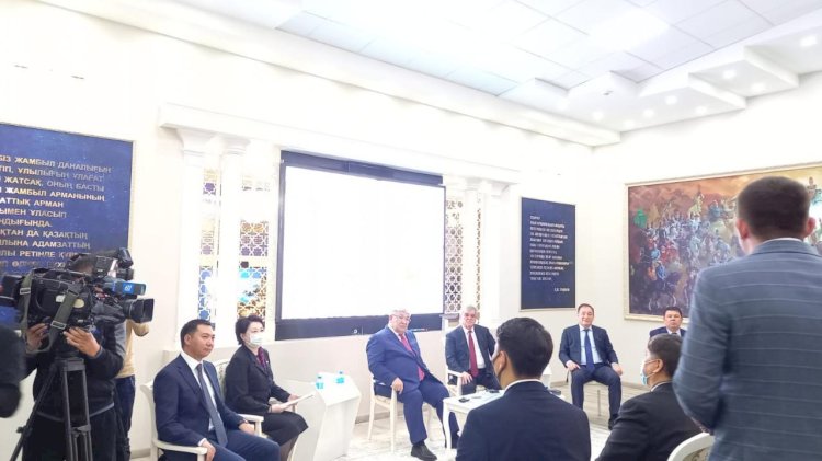 Қырымбек Көшербаев  еліміздің бір топ шығармашыл жастарымен жүздесті