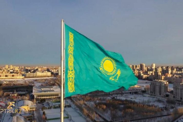 Еліміздің астанасында Мемлекеттік Туды салтанатты көтеру рәсімі өтті