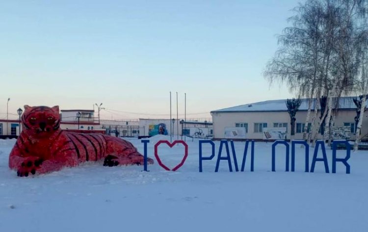 Павлодарлық қардан ұзындығы 7 метр жолбарыс жасады