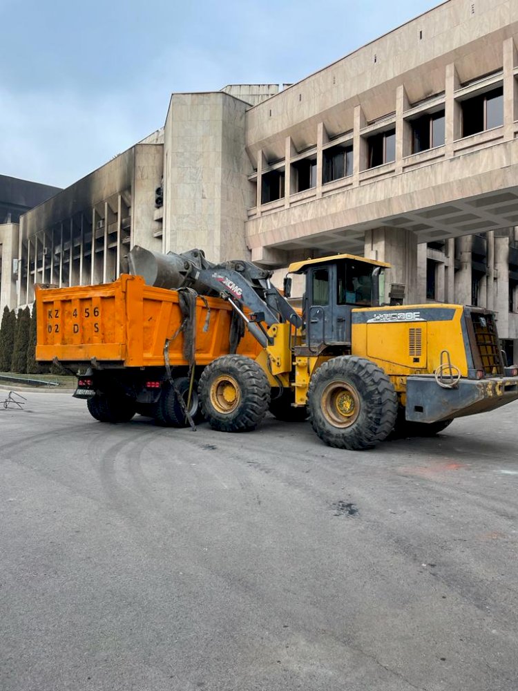 Қалалық әкімдік ғимаратын тазарту басталды