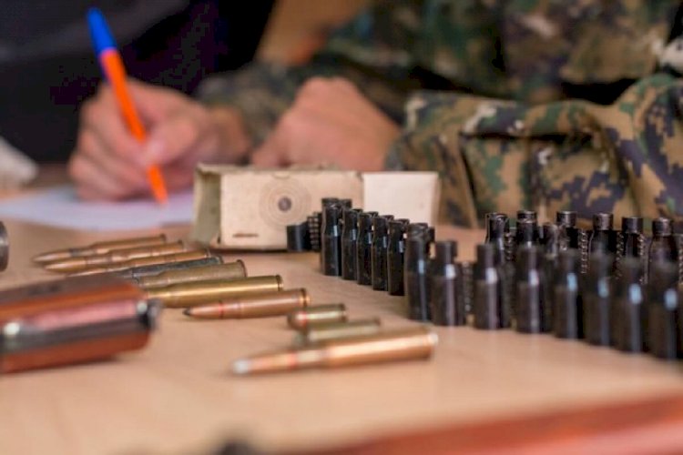 Алматыда жасырылған қару-жарақ табылды