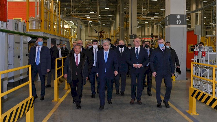 Тоқаев «КАМАЗ» автомобиль корпорациясына барды