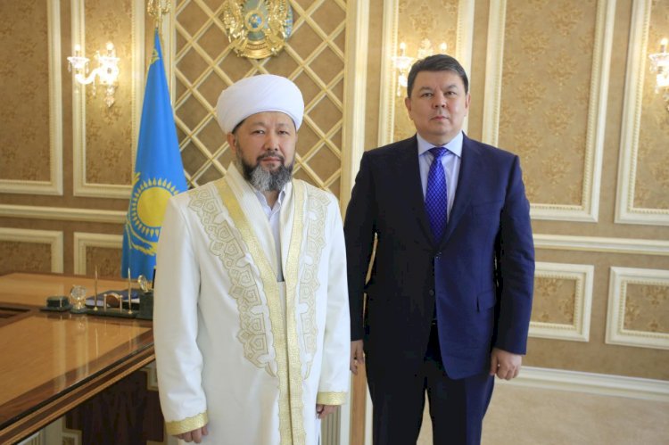 Бас мүфти Алматы облысының әкімімен кездесті