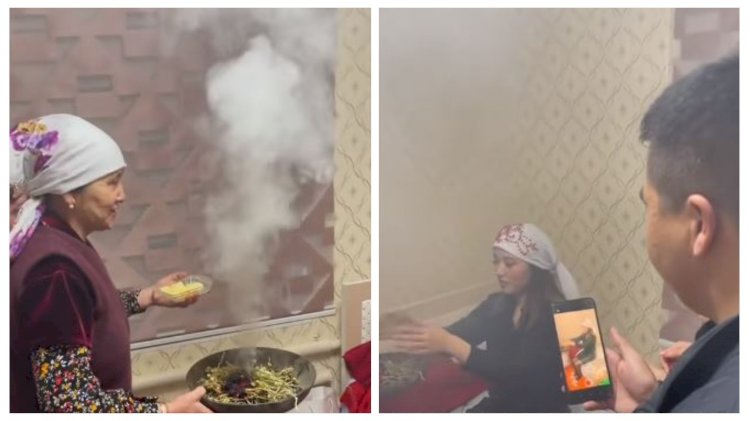 Келінге ағылшын тілінде бата берген әже желіні шулатты