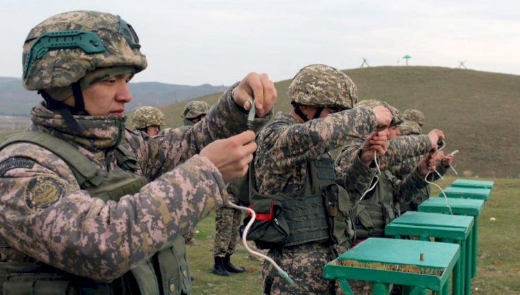 Қазақстанның әскери саперлері кәсіби шеберліктерін жетілдіріп жатыр