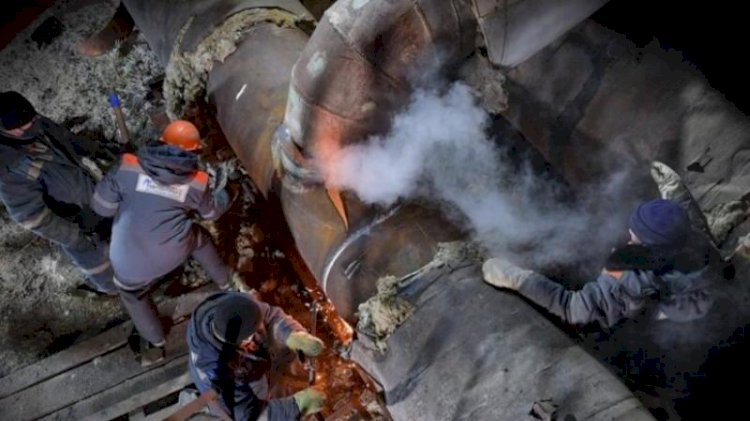 Алматыда жарылған жылу желісі қалпына келтірілді