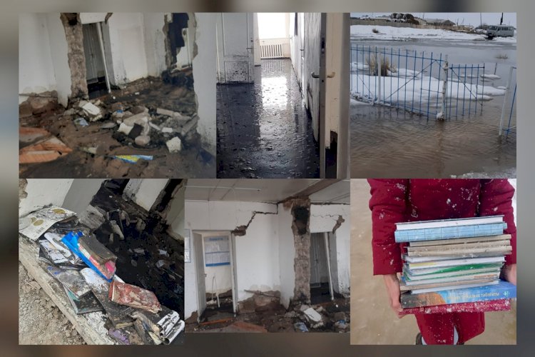 Ауыл мектебі суға кетті