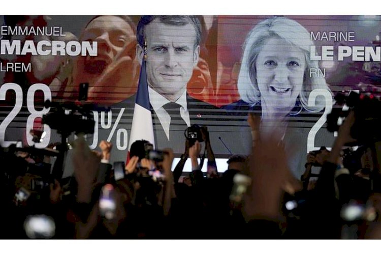 Францияда президент сайлауы. Эммануэль Макрон мен Марин Ле Пен екінші турға өтті