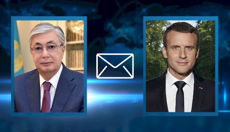 Мемлекет басшысы Эммануэль Макронға құттықтау жеделхатын жолдады