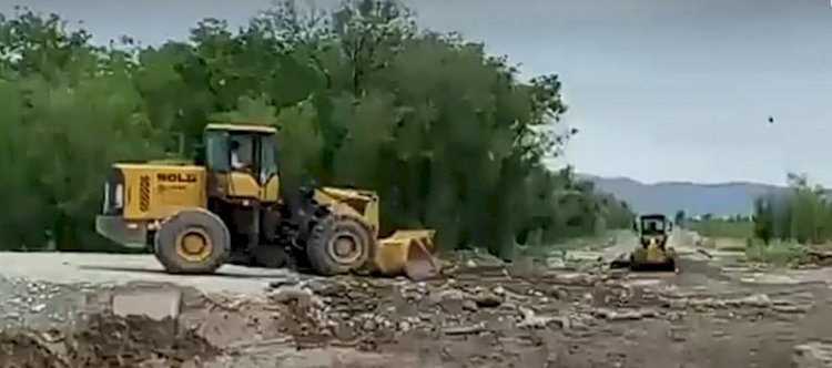 Алматы–Өскемен тас жолының су шайып кеткен бөлігінде айналма жолды қалпына келтіру жұмыстары жүріп жатыр