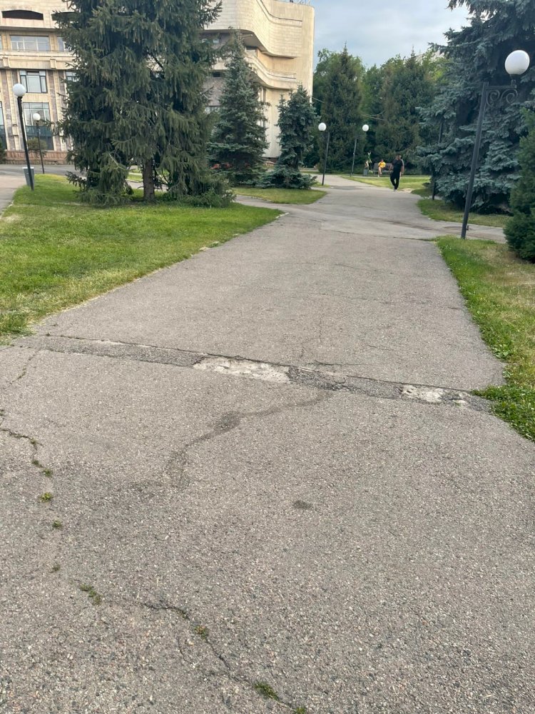 Алматыдағы Оқушылар сарайының алдындағы скверді реконструкциялау жөніндегі жоспарлар туралы