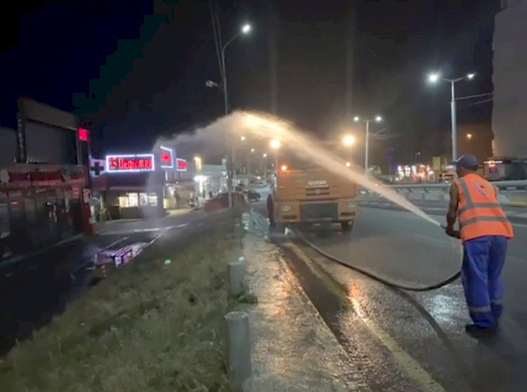 Медеу ауданында ағаштарды суару кестеге сәйкес жүргізілуде