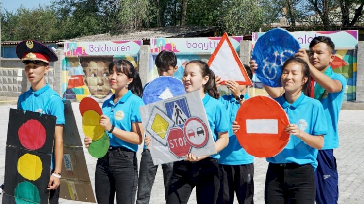 Қазақстандық оқушыларға жол ережелері оқытылады