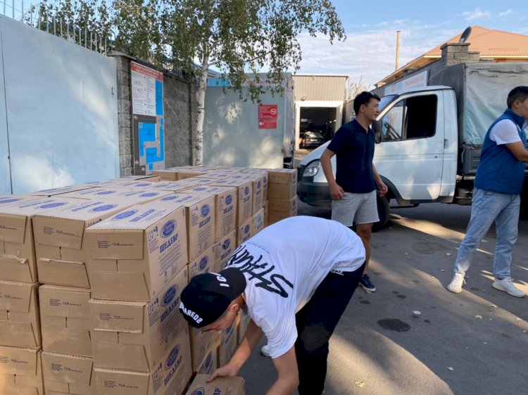 Алматы әкімдігі Қостанай облысында зардап шеккендерге гуманитарлық көмек көрсетті