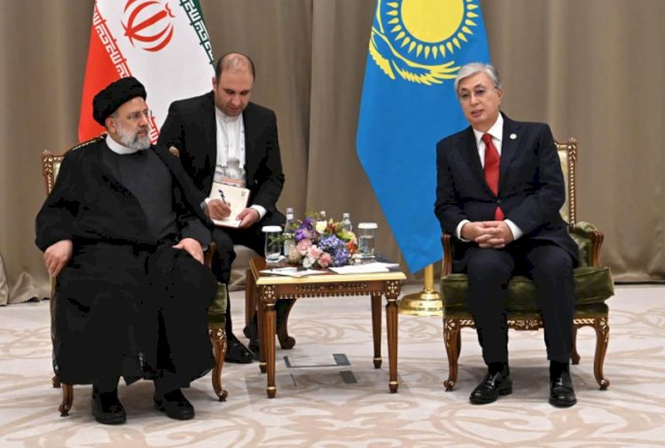 Мемлекет басшысы Иран Президенті Ибрахим Раисимен кездесті