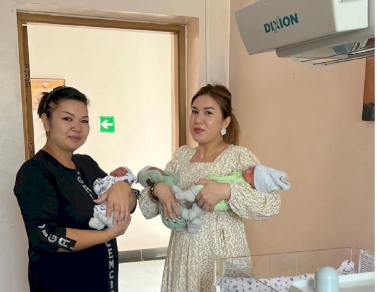 Алматыдағы перзентханалардың бірінде үшем дүниеге келді