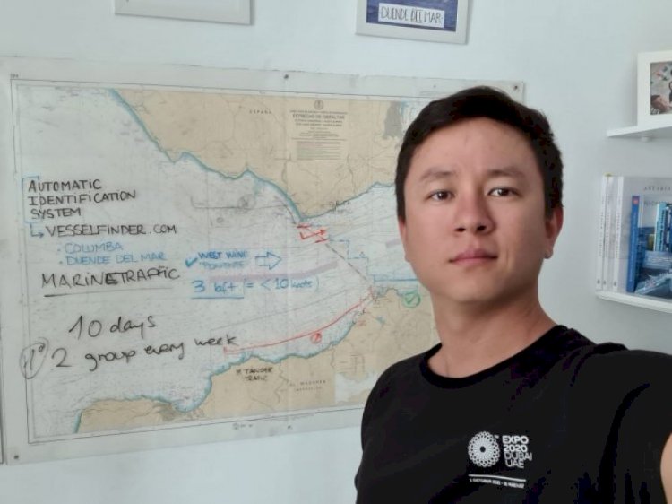 Ақтаулық жігіт Гибралтар бұғазынан жүзіп өтті