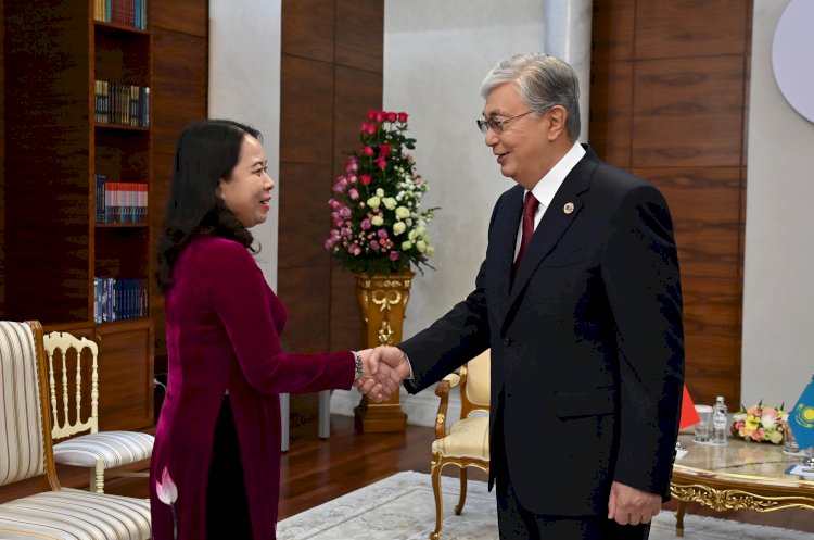 Мемлекет басшысы Вьетнамның вице-президенті Во Тхи Ань Суанмен кездесті