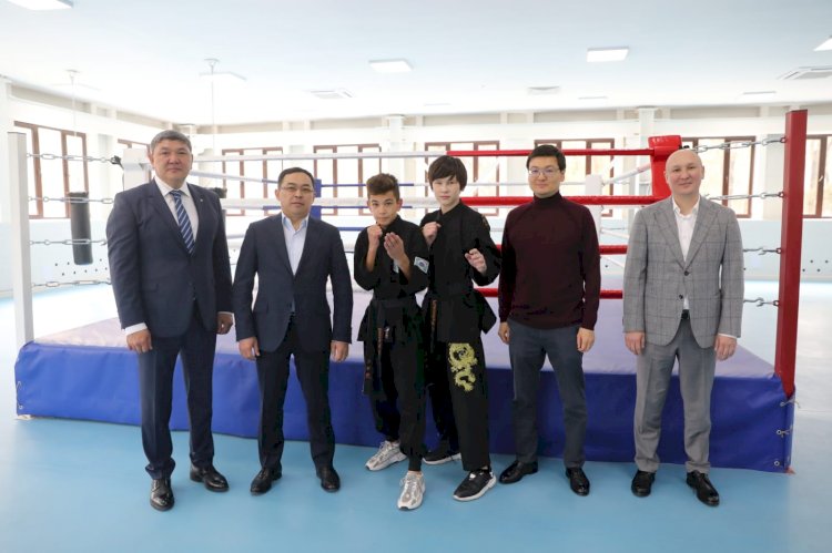 Алматыда Республика күніне орай жаңа спорт кешені ашылды