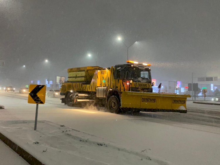 Алматы қаласында қар тазалау бойынша ақпарат