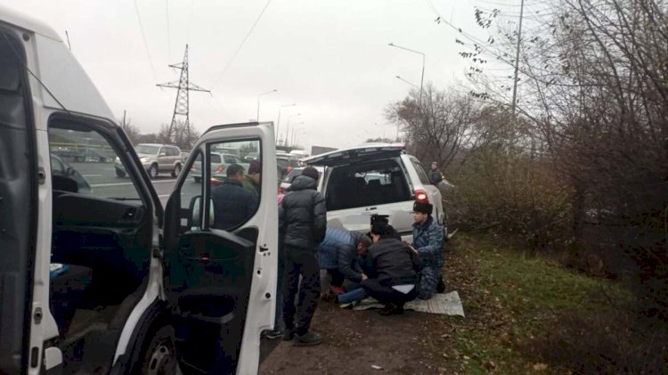 Тәртіп сақшылары жедел көмек көрсетті