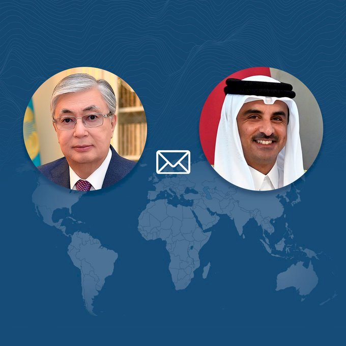 Президент Қатар Әмірін әлем чемпионатының жоғары дәрежеде өтуімен құттықтады