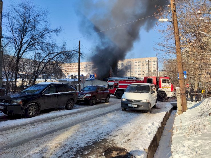 Алматыда өрт шықты