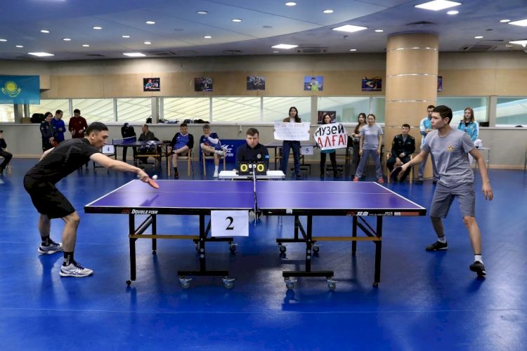 Үстел теннисінен Қарулы Күштердің чемпионаты өтті