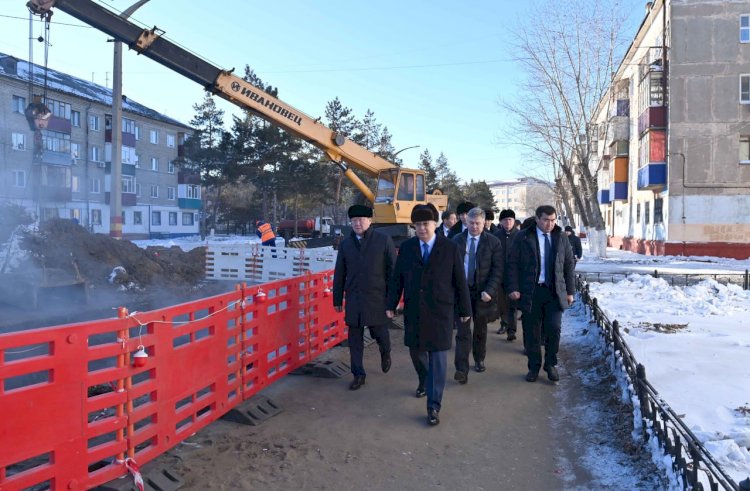 Президент Рудныйдағы жылу құбырындағы апат салдарымен танысты