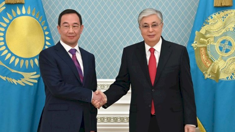 Президент Саха Республикасының басшысын қабылдады