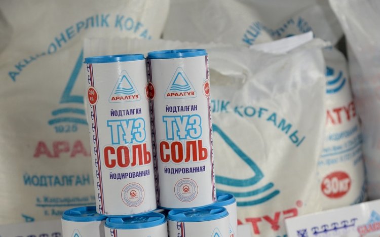 Йодталған тұз экспорты 81,4%-ға өсті