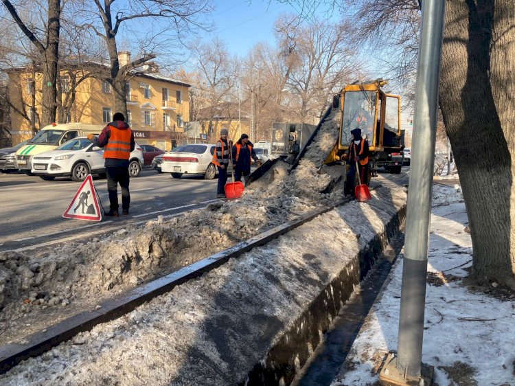Алматыда арық желілерін жаппай тазарту  басталды