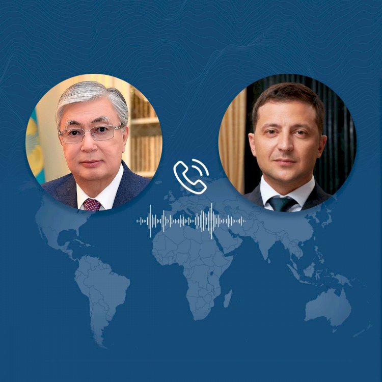 Тоқаев Украина Президентімен сөйлесті