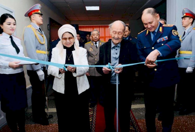 Алматы академиясында Бауыржан Момышұлына арналған дәріс залы ашылды