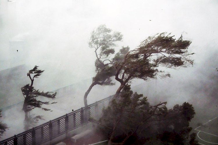 Қытай астанасын құйын соқты