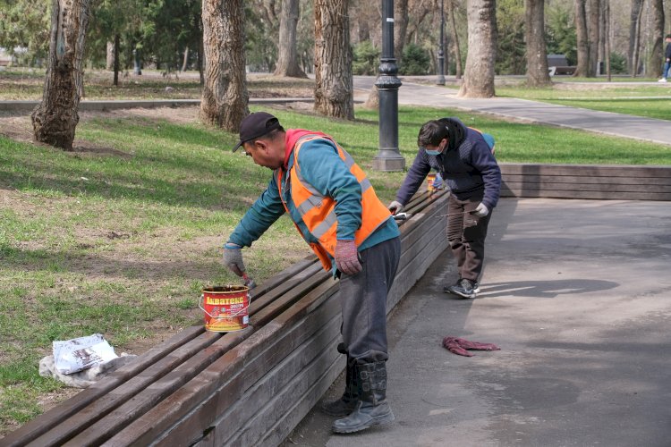 Алматыда көктемгі қалпына келтіру-жөндеу жұмыстары басталды