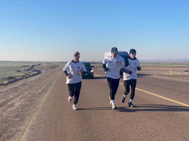 Әскери спортшы 500 шақырым жүгіріп, рекорд жасамақ