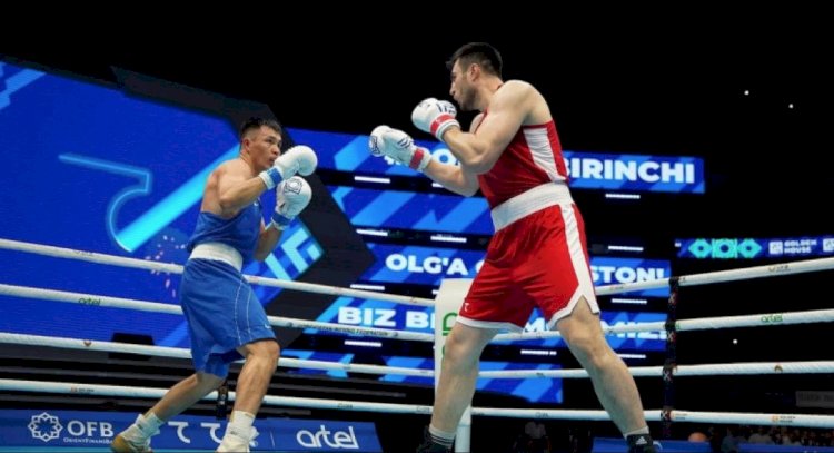 Қоңқабаевты жеңген өзбек боксшысы мерзімінен бұрын финалға шықты