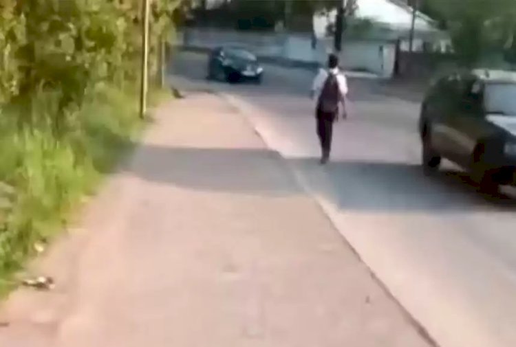 Көлікке ұмтылған оқушының ата-анасы жазаланды