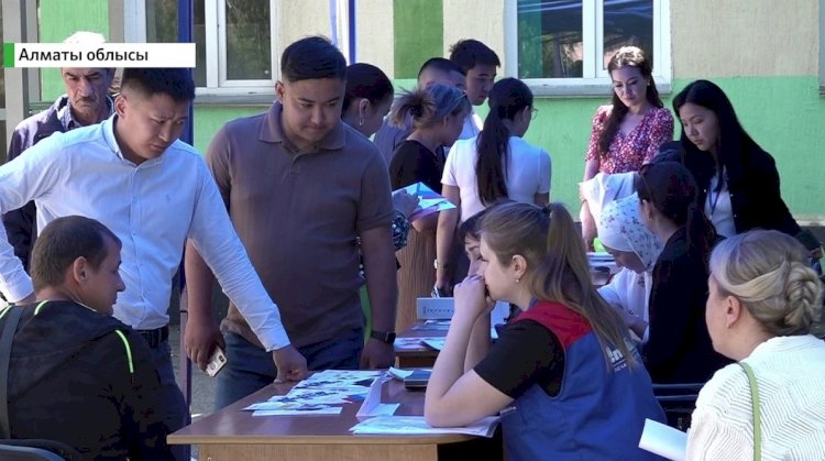 Алматы облысында бос жұмыс орындар жәрмеңкесі өтті